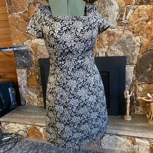 Brooks Brothers brocade dress